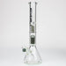 NG | 18 inch 6-Arm Perc & Splash Guard Beaker [G607-7] Glass Bong High-End Brands Glass BLACK