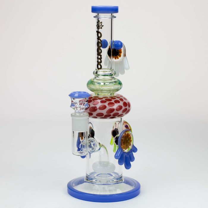 preemo - 12 inch Whimsy Mushroom Bong [P078] Glass Bong preemo JADE-BLUE