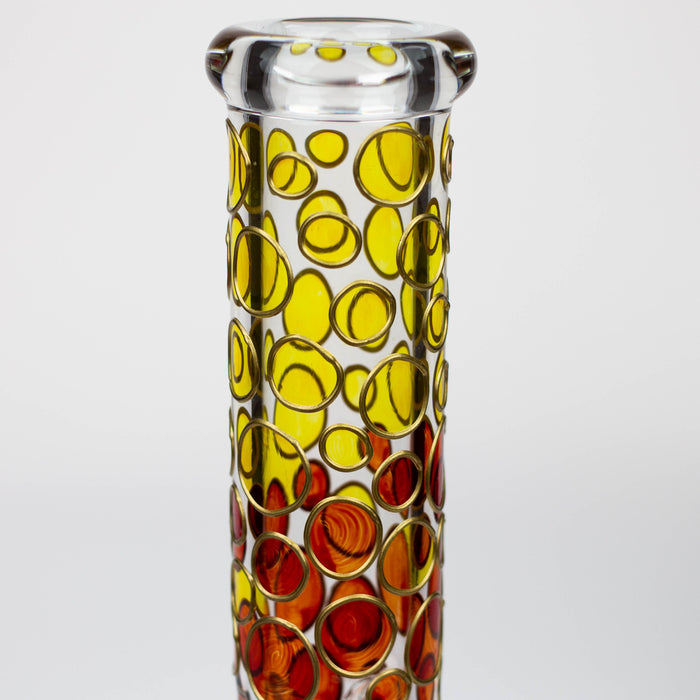 NG-13 inch 7 mm Color Dots Beaker [ST028] Glass Bong High-End Brands Glass