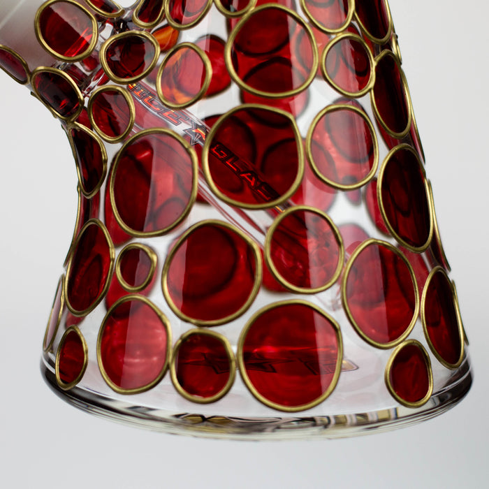 NG-13 inch 7 mm Color Dots Beaker [ST028] Glass Bong High-End Brands Glass