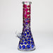 NG-13 inch 7 mm Color Dots Beaker [ST028] Glass Bong High-End Brands Glass PURPLE