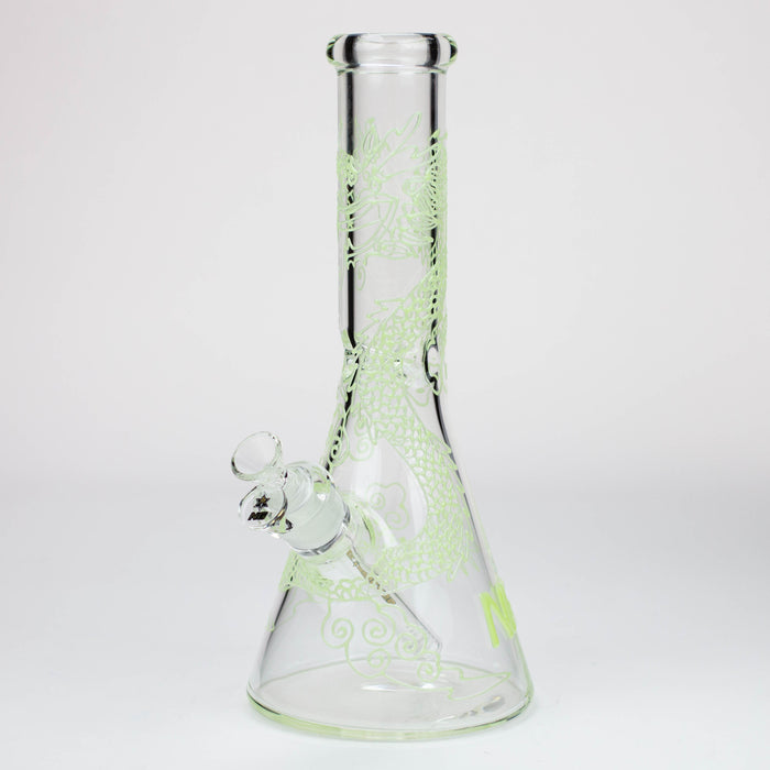NG-13 inch 7mm Glow-In-The-Dark Dragon [ST012] Glass Bong High-End Brands Glass