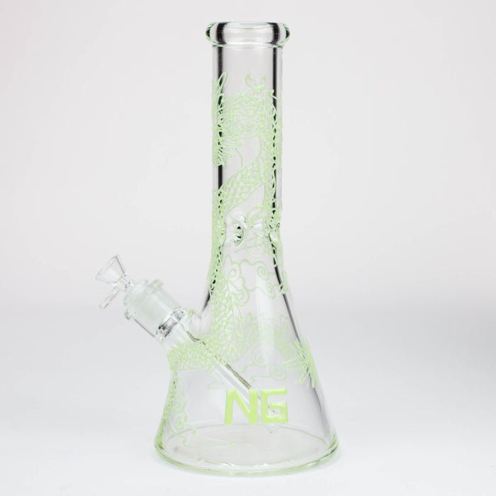 NG-13 inch 7mm Glow-In-The-Dark Dragon [ST012] Glass Bong High-End Brands Glass