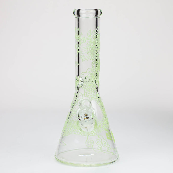 NG-13 inch 7mm Glow-In-The-Dark Dragon [ST012] Glass Bong High-End Brands Glass