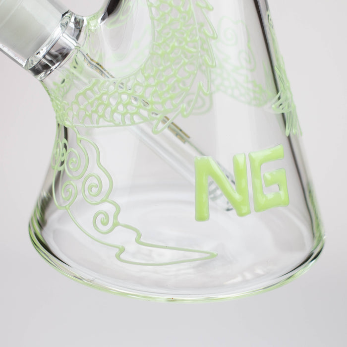 NG-13 inch 7mm Glow-In-The-Dark Dragon [ST012] Glass Bong High-End Brands Glass