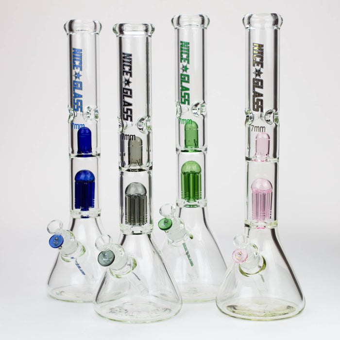 NG | 18 inch 6-Arm Perc & Splash Guard Beaker [G607-7] Glass Bong High-End Brands Glass