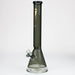 preemo | 18 inch Colored Beaker [P018] Glass Bong preemo BLACK