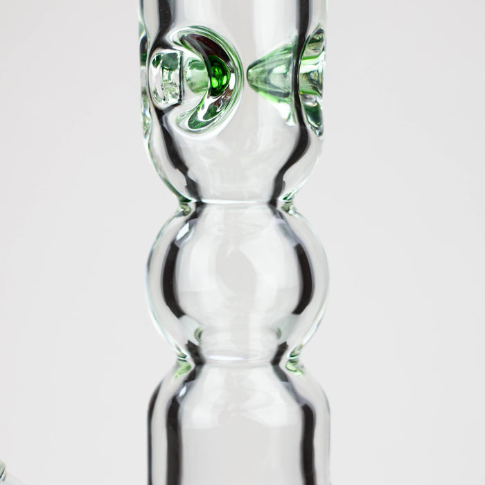 17.5" Spark 9 mm curbed tube glass water bong