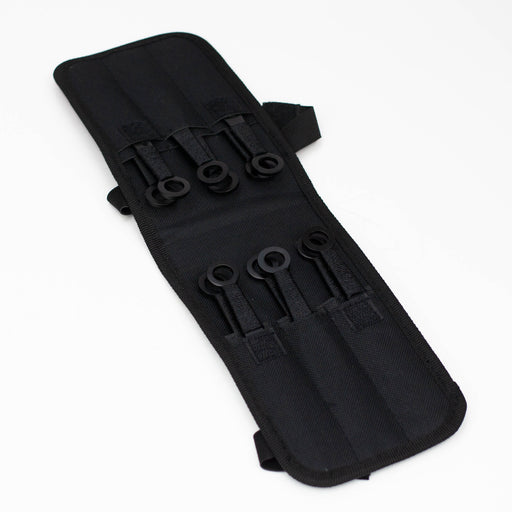 6" Black Throwing Knives with Black Handle & Sheath [6233] Throwing Knife Canadian Distributor