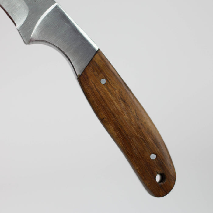 White Deer Skinner Knife Wood Grip Drop  Point  [WD9407]