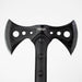 15.5" All Black Tactical Axe Double Blade Head [13463] Sword · Machete · Axe Canadian Distributor