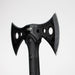 15.5" All Black Tactical Axe Double Blade Head [13463] Sword · Machete · Axe Canadian Distributor