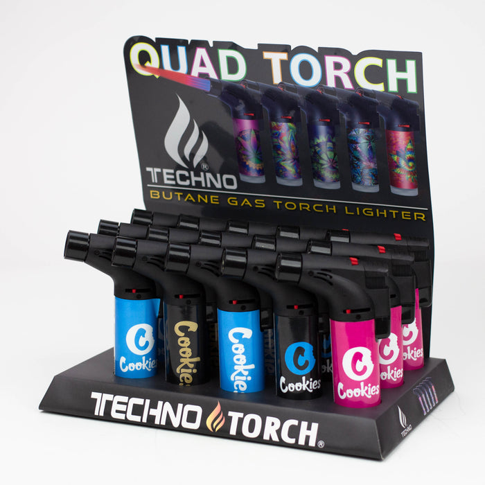Techno Torch - Quadruple Flame Torch Lighter [26340-CO]