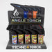 Techno Lighter single flame Torch box of 15 [00139] Torch Canadian Distributor