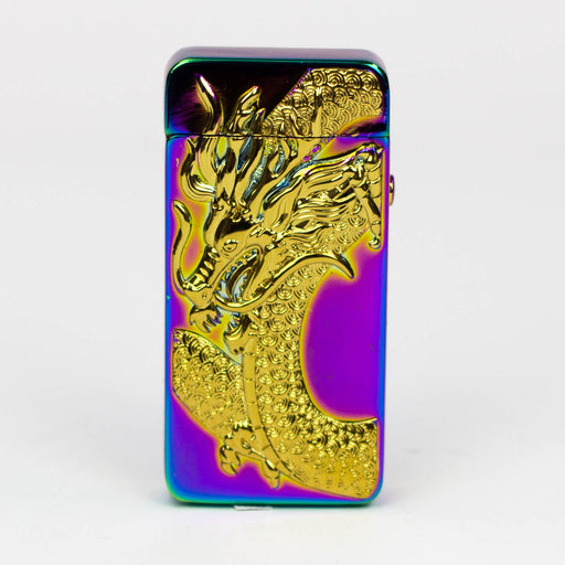 3D Design -Double arc USB lighter [MLT21] Lighters Canadian Distributor Dragon Rainbow