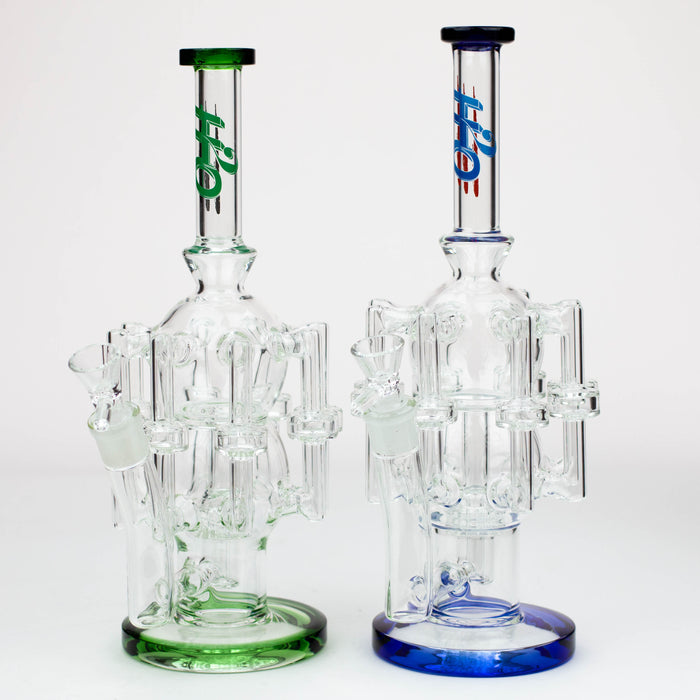 13.5" H2O Glass water recycle bong [H2O-17] Other Shaped Bong Canadian Distributor