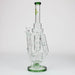 17" H2O Three Honeycomb silnders glass water recycle bong [H2O-25] Bongs Canadian Distributor Green