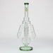 17" H2O Three Honeycomb silnders glass water recycle bong [H2O-25] Bongs Canadian Distributor