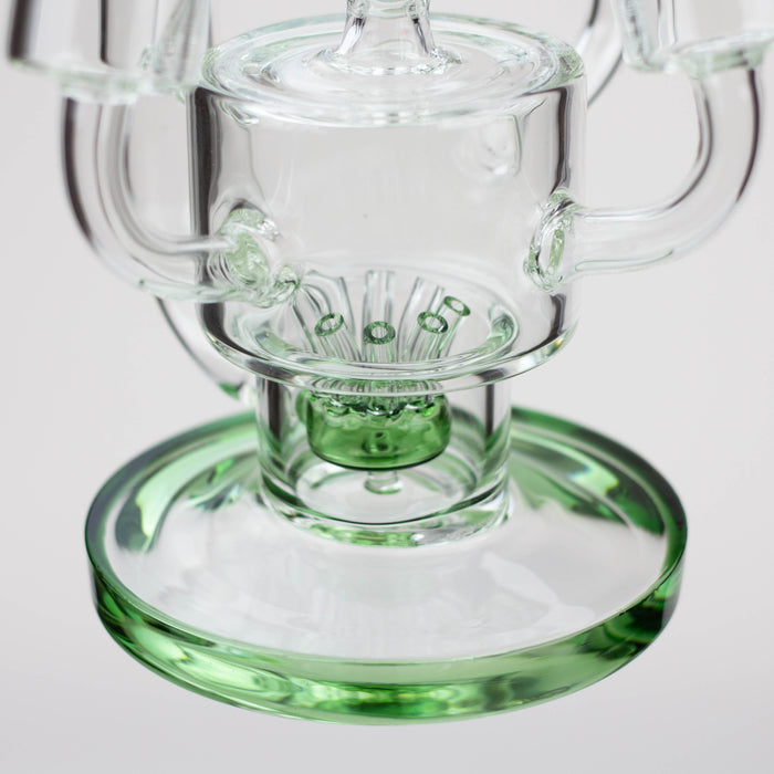 17" H2O Three Honeycomb silnders glass water recycle bong [H2O-25] Bongs Canadian Distributor