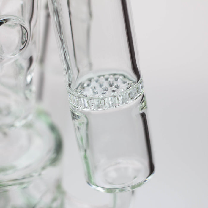 17" H2O Three Honeycomb silnders glass water recycle bong [H2O-25] Bongs Canadian Distributor