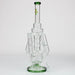 17" H2O Three Honeycomb silnders glass water recycle bong [H2O-25] Bongs Canadian Distributor