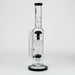 17" H2O Funnel glass water bong [H2O-26] Bongs Canadian Distributor Black
