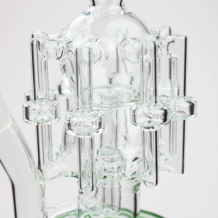 13.5" H2O Glass water recycle bong [H2O-17]