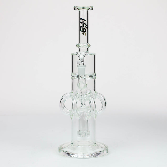 15" H2O Glass water recycle bong [H2O-32] Glass Bong Canadian Distributor