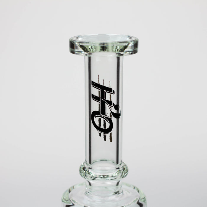 15" H2O Glass water recycle bong [H2O-32] Glass Bong Canadian Distributor