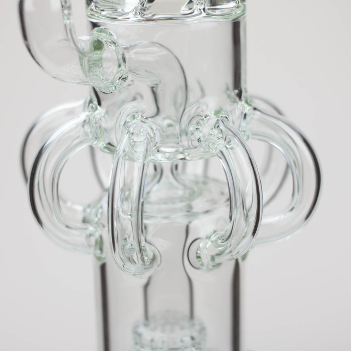 15" H2O Glass water recycle bong [H2O-32] Glass Bong Canadian Distributor