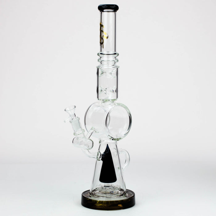 18" H2O Cone diffuser glass water bong [H2O-16]