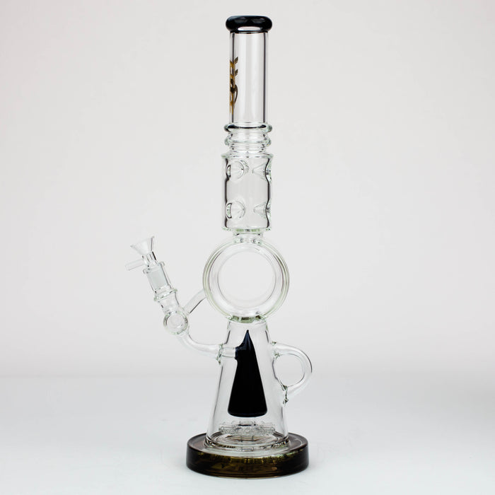 18" H2O Cone diffuser glass water bong [H2O-16]