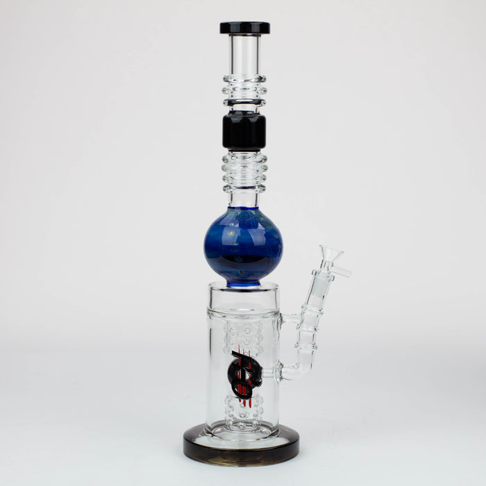 15" H2O Gold fumed sphere Glass water bong [H2O-23] Glass Bong Canadian Distributor