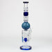 15" H2O Gold fumed sphere Glass water bong [H2O-23] Glass Bong Canadian Distributor Blue