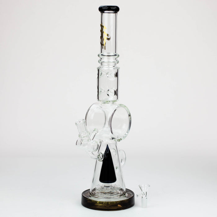 18" H2O Cone diffuser glass water bong [H2O-16]