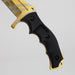 Hunt-Down 9.5" Hunting Knife Gold Color Full Tang Blade [9930] Fixed Blade Knife Canadian Distributor