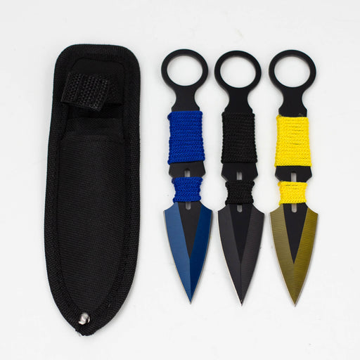 3pc Throwing Knife Set with Sheath [T00501-2] Throwing Knife Canadian Distributor