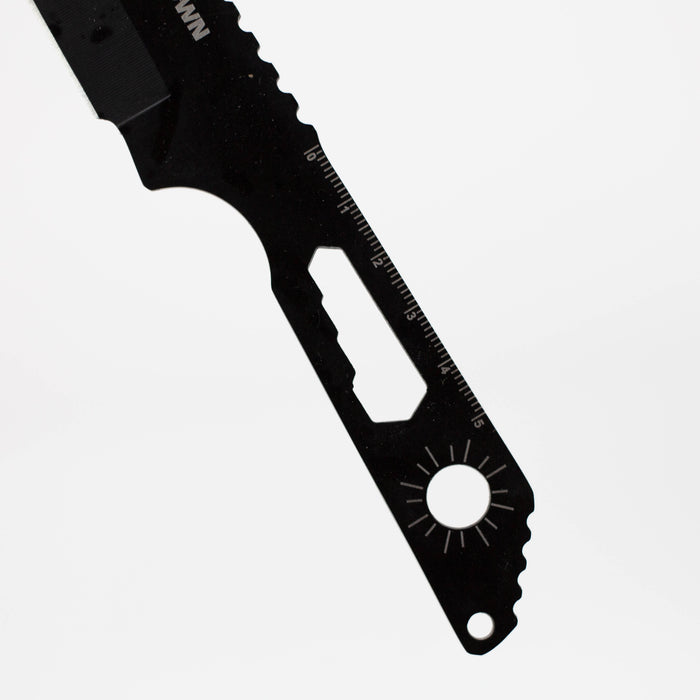 8" Three Piece Hunt Down Black Throwing Knife Set With Fish Hook [9569] Throwing Knife Canadian Distributor