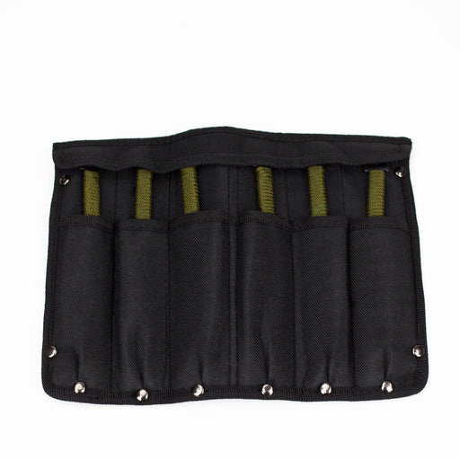 6PC of 6.5" Black Throwing Knives Stainless Steel Blade with Pouch [6776] Throwing Knife Canadian Distributor
