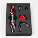 Slicone and Titanium Nectar Collector Kit [AK10] Glass Hand Pipe Canadian Distributor Black/Red/White