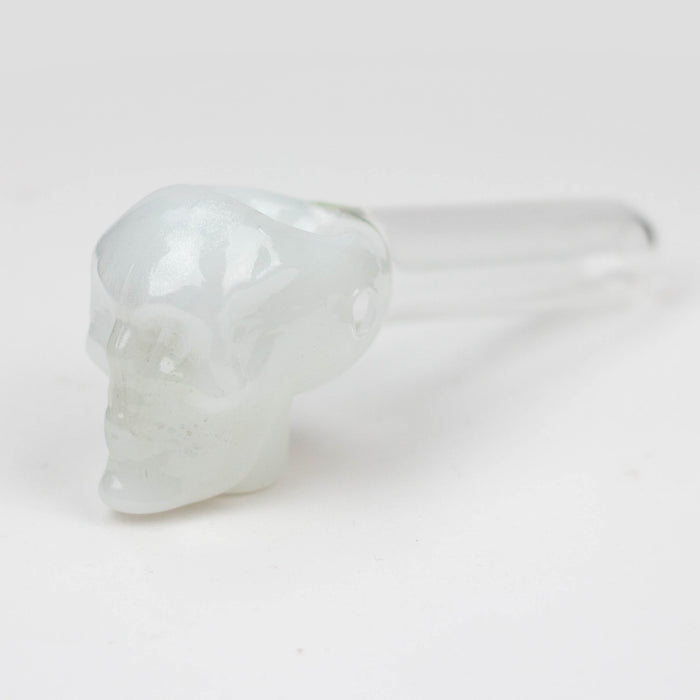 5" GLASS PIPE-SKULL [AC238]