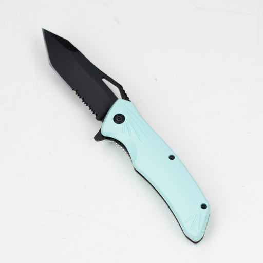 8″ Tiger USA Knife Teal Tanto [SJ-402-TL] Folding Knife Canadian Distributor