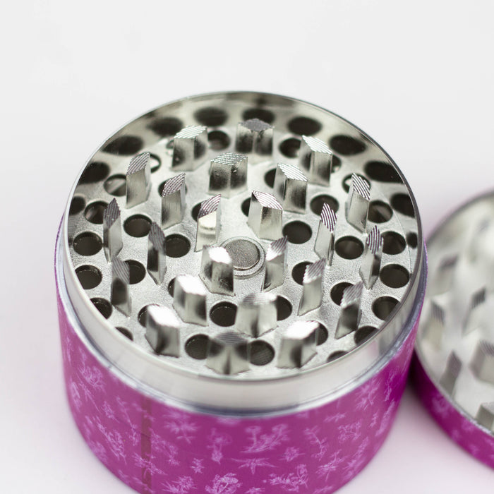Flower Stampede 4-Layer Pink Grinder Regular Grinder Flower Stampede