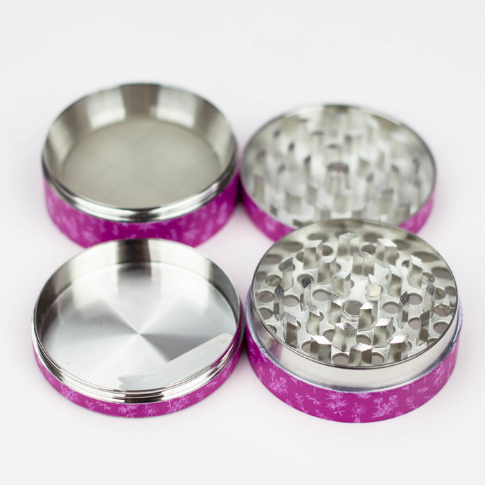 Flower Stampede 4-Layer Pink Grinder Regular Grinder Flower Stampede
