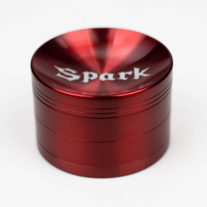 Spark 4 parts herb grinder Regular Grinder ONE Red