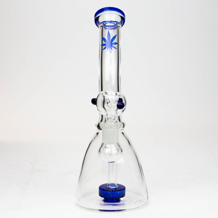 10" bent neck tire diffuser glass bong