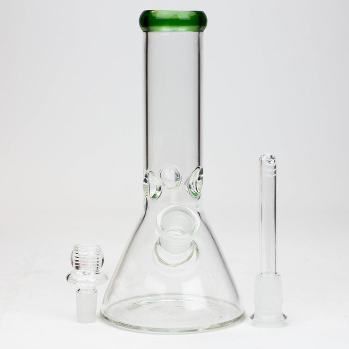8" Classic beaker glass water bong Glass Bong ONE