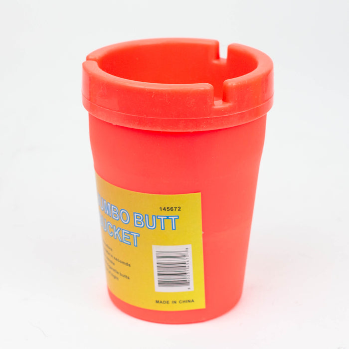 Jumbo Butt Bucket Extinguishing Ashtray Box of 12 Plastic Ashtray BANKA