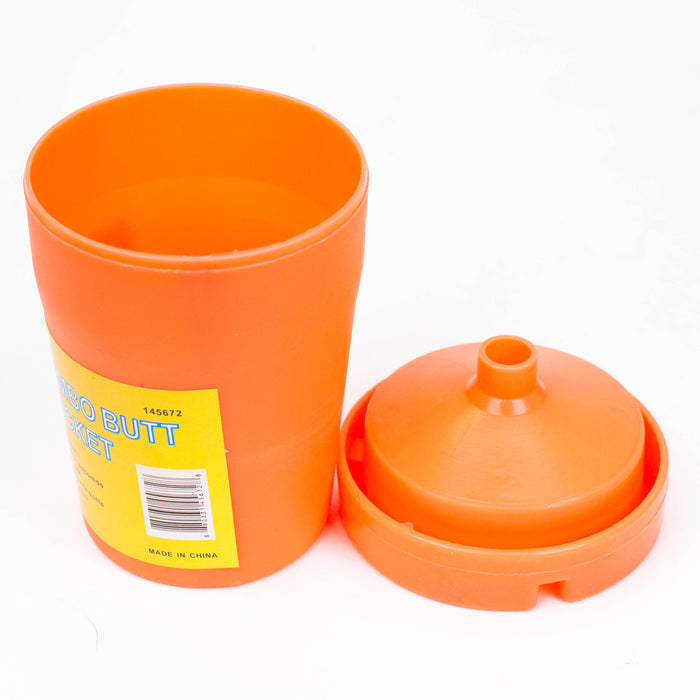 Jumbo Butt Bucket Extinguishing Ashtray Box of 12 Plastic Ashtray BANKA