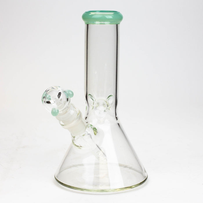 8" Classic beaker glass water bong Glass Bong ONE Jade